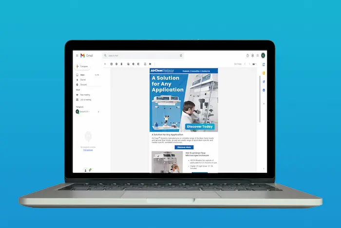 AirClean Systems HTML Email Example